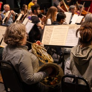 Sandi Sherk and Melissa Jeffrey, French horn